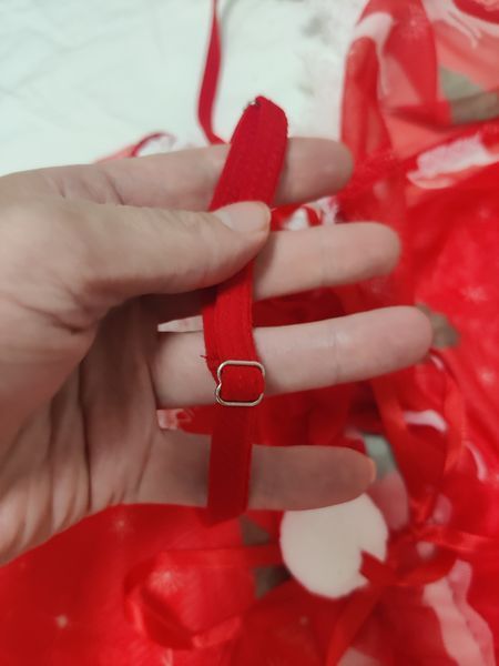 Сексуальний новорічний набір. Різдвяний еротичний костюм. Розмір L 601067 фото